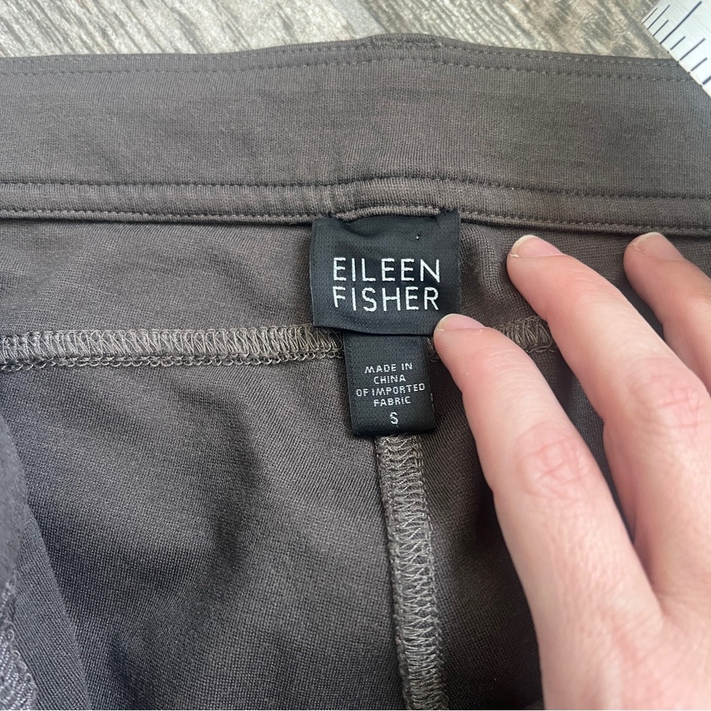Eileen Fisher Flex Ponte Wide Trouser Pants, Women’s S, Brown - Picture 5 of 8
